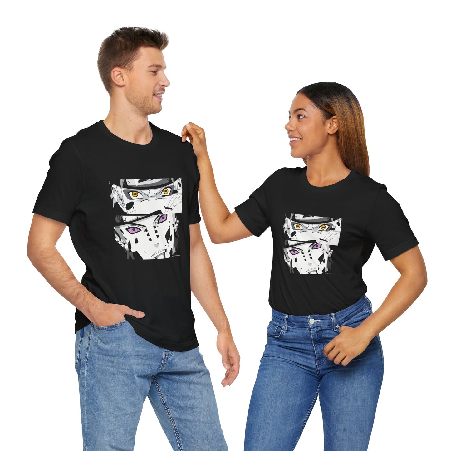 Anime Clash Unisex Cotton T-Shirt - Xavi's World