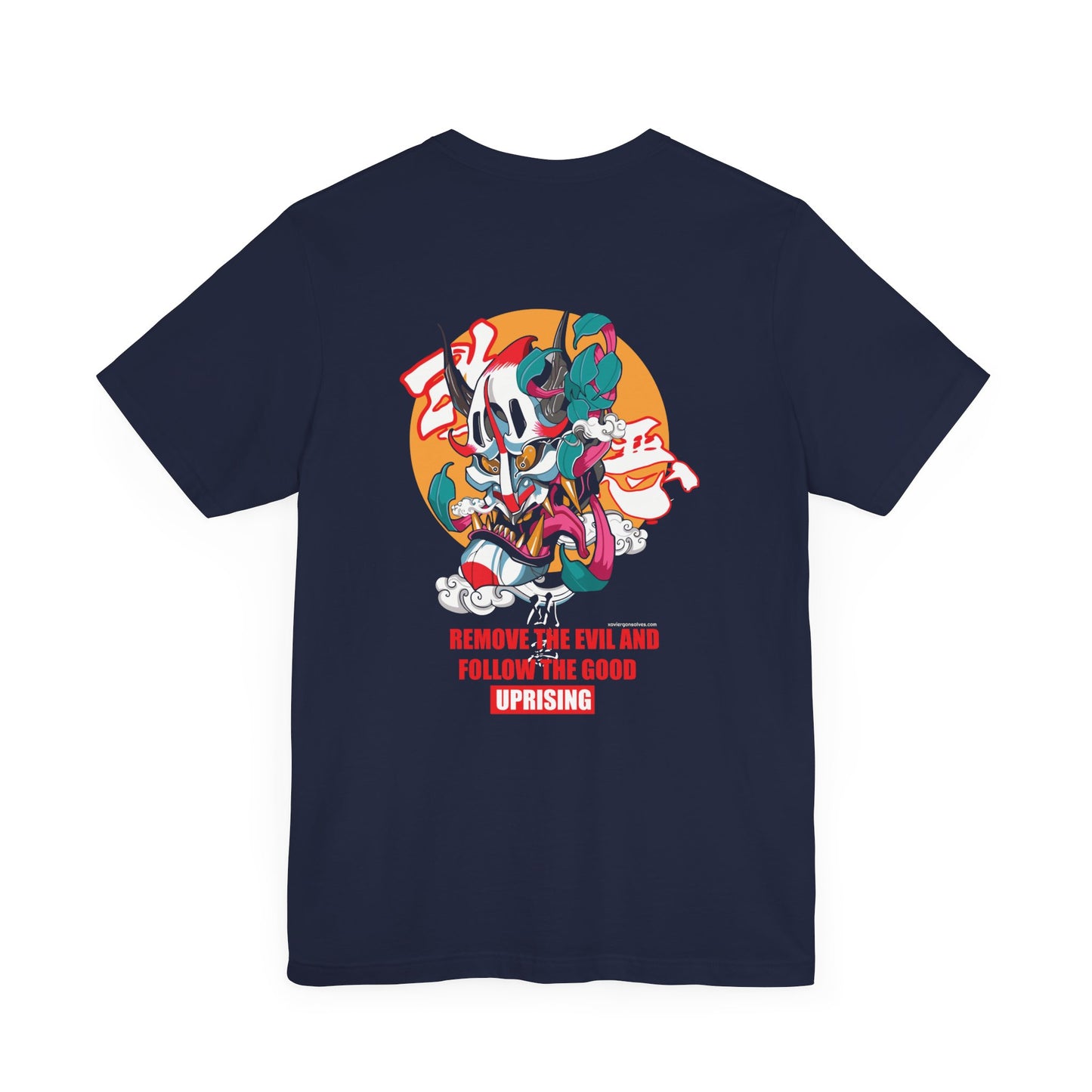 Crazy Wicked Goblin Good Evil Back Print Unisex Cotton Tshirt - Xavi's World
