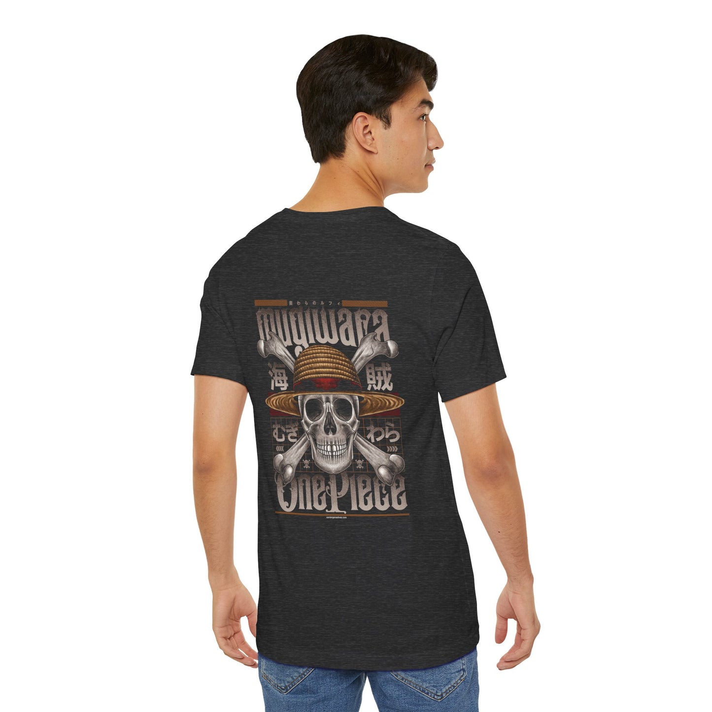 Mugiwara Pirate Art Back Print Unisex Cotton Tshirt - Xavi's World