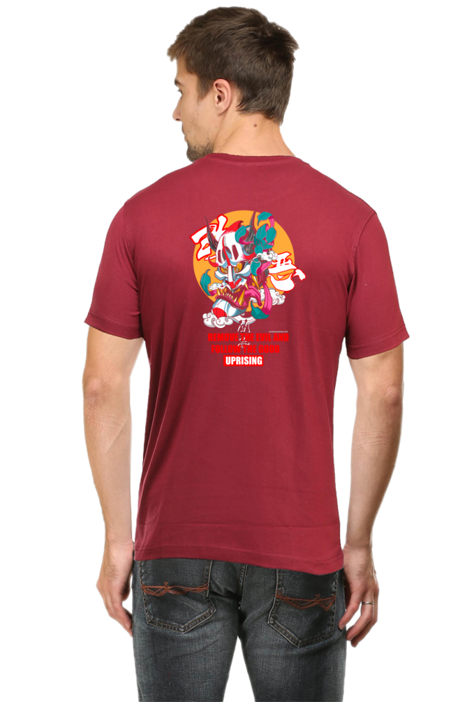 Crazy Wicked Goblin Good Evil Back Print Unisex Cotton Tshirt - Xavi's World