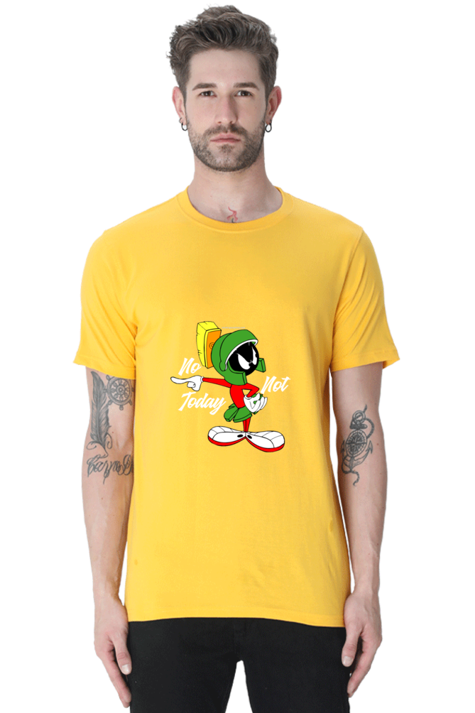 Cartoon Inspired Mars No Not Today Sarcastic Unisex Tshirt - Xavi's World