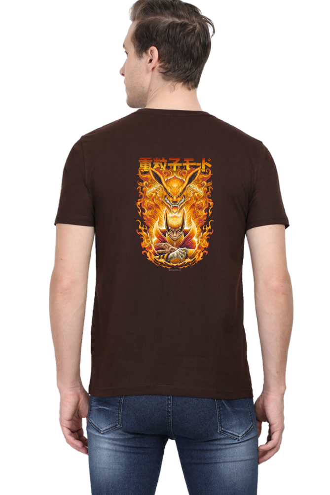 Anime Life Form Mode Back Print Streetwear Unisex Cotton Tshirt - Xavi's World