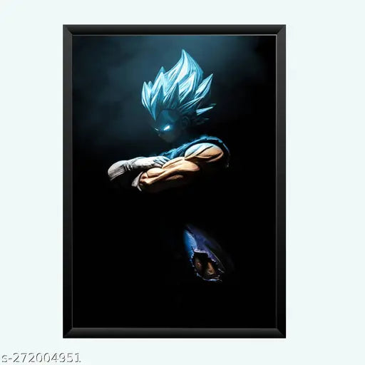 Anime Goku Blue 5X7 Inch Photo Frame