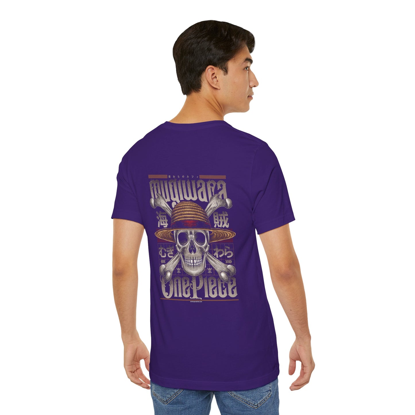 Mugiwara Pirate Art Back Print Unisex Cotton Tshirt - Xavi's World