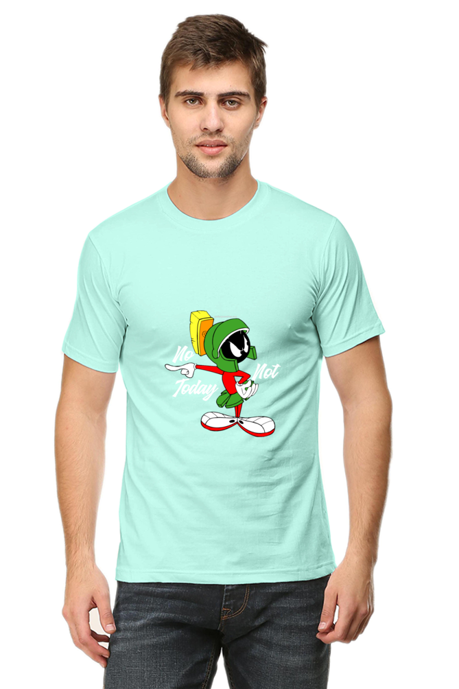 Cartoon Inspired Mars No Not Today Sarcastic Unisex Tshirt - Xavi's World