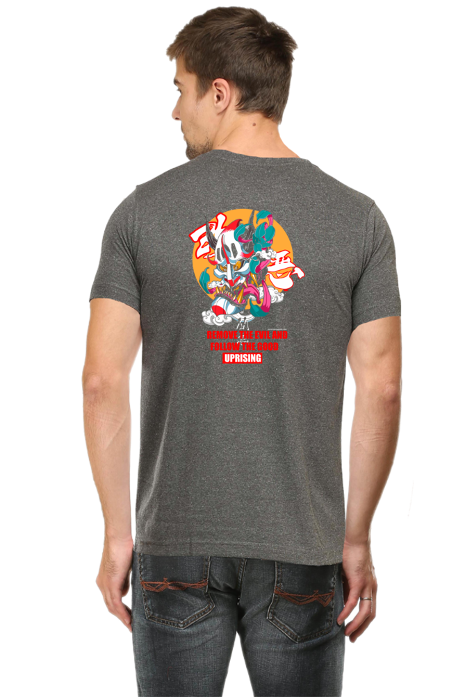 Crazy Wicked Goblin Good Evil Back Print Unisex Cotton Tshirt - Xavi's World