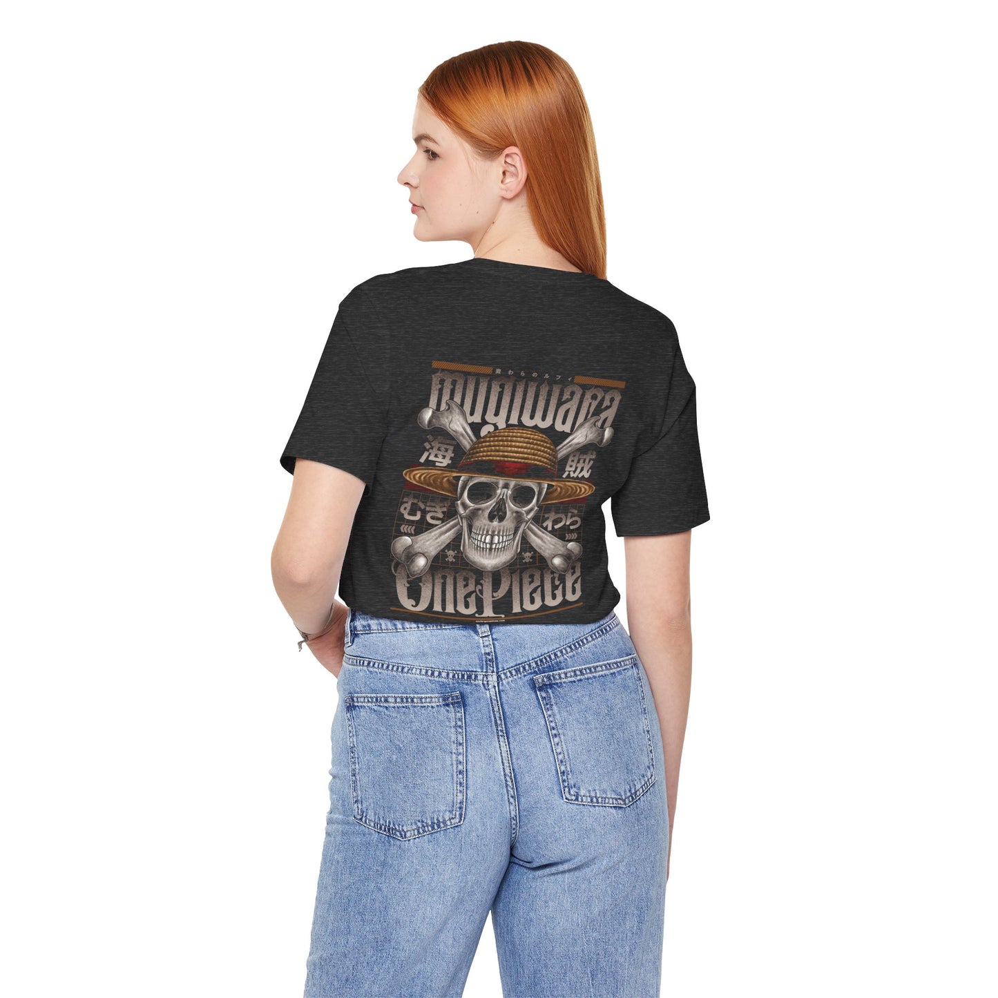 Mugiwara Pirate Art Back Print Unisex Cotton Tshirt - Xavi's World