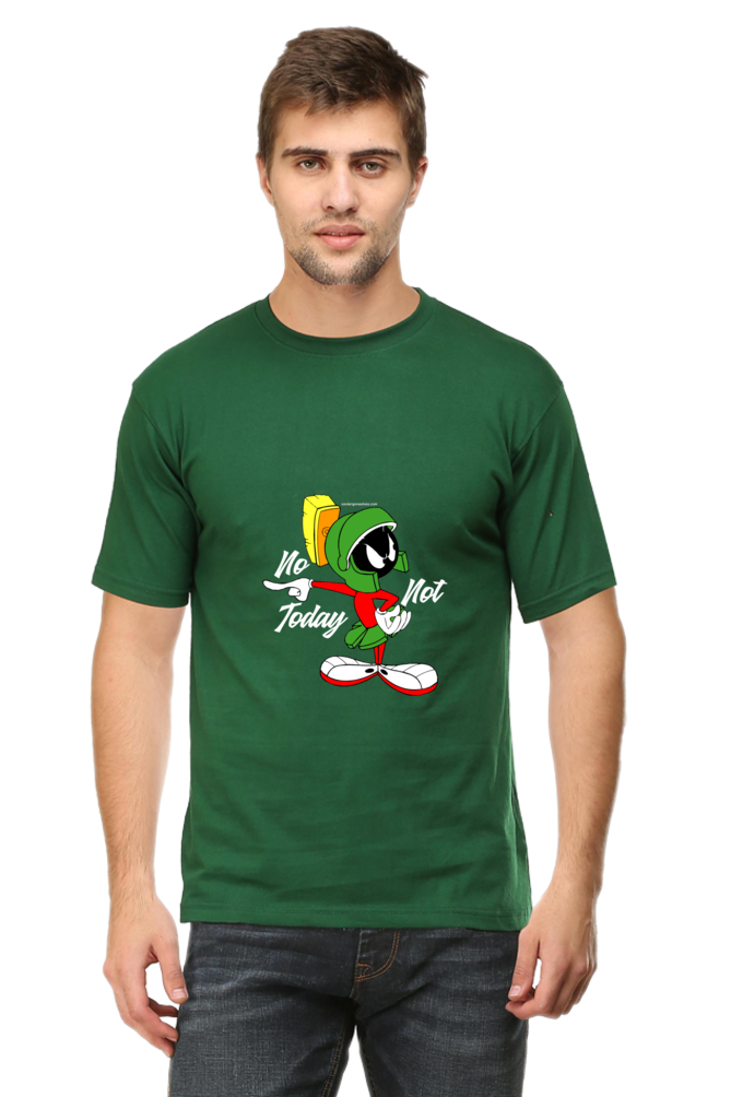 Cartoon Inspired Mars No Not Today Sarcastic Unisex Tshirt - Xavi's World