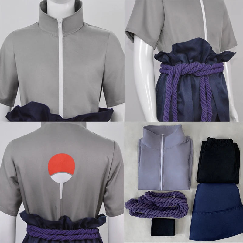 Anime Uchiha Sasuke Cosplay Costume