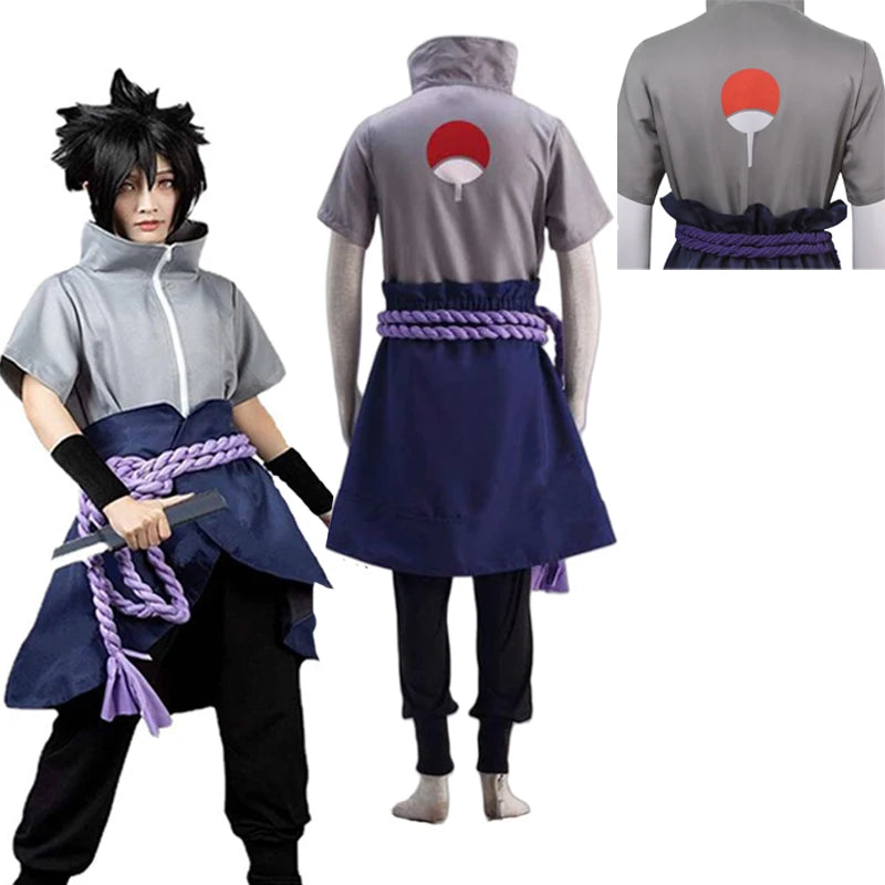Anime Uchiha Sasuke Cosplay Costume