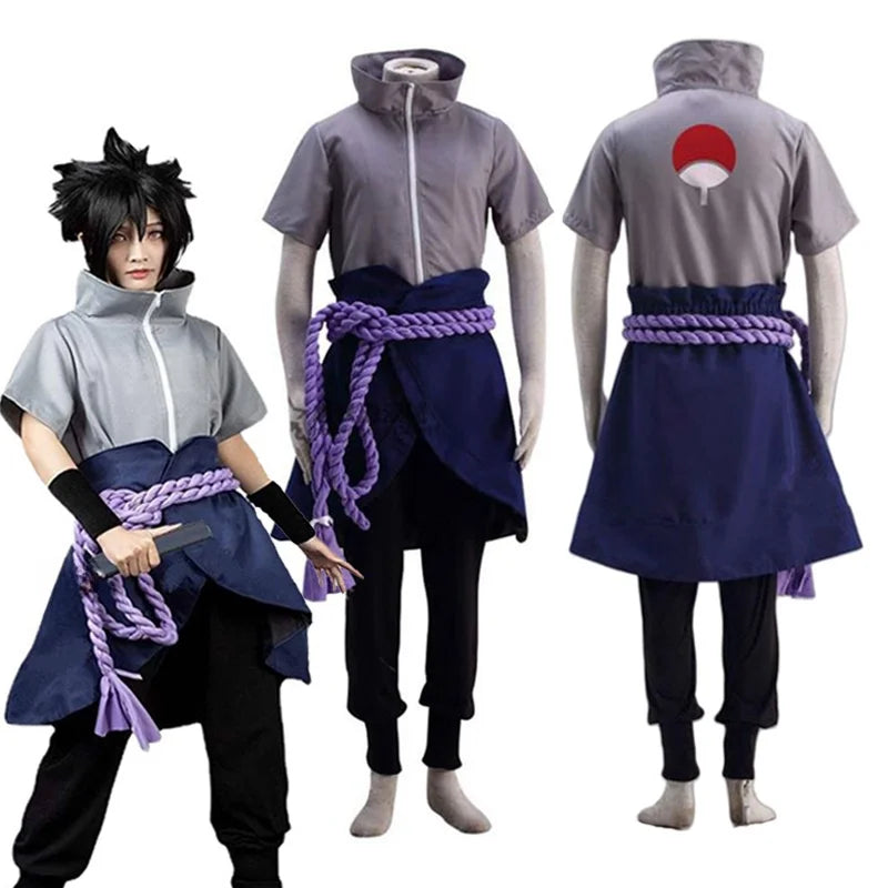 Anime Uchiha Sasuke Cosplay Costume