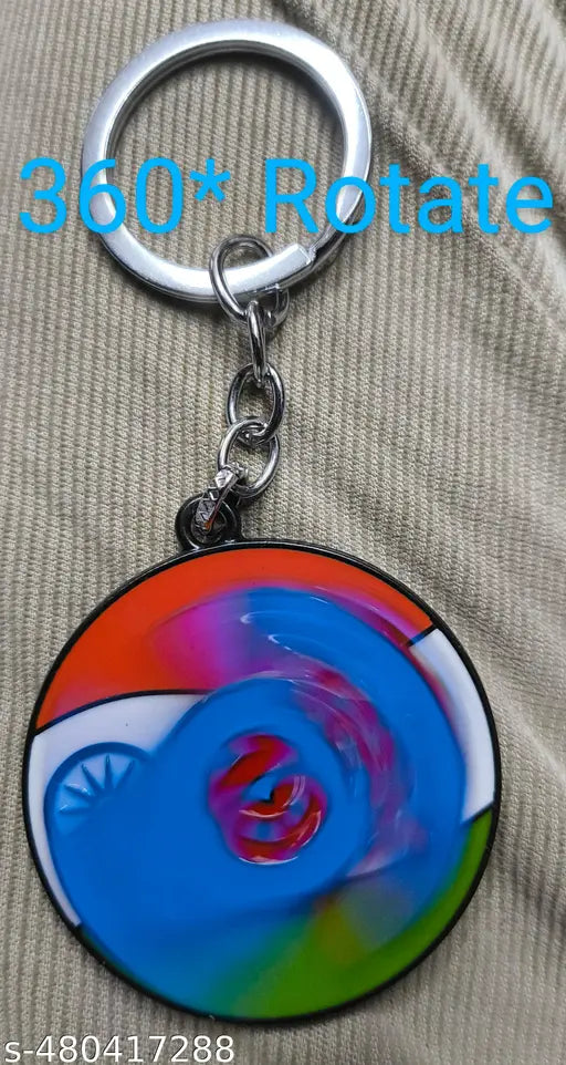 Indian Cricket Team Jersey Rotating Keychain (Multi Variant)