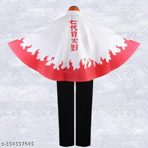 Anime Hokage Cloak Robe for Cosplay