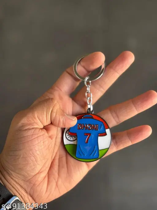 Indian Cricket Team Jersey Rotating Keychain (Multi Variant)