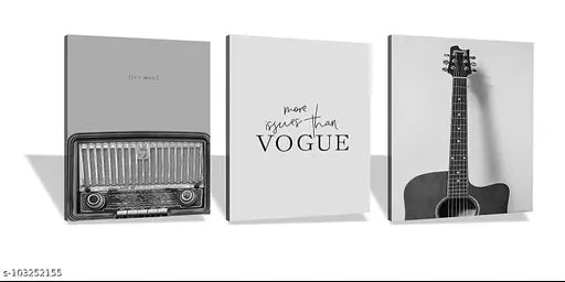 Aesthetic Black and White Posters | Set of 3