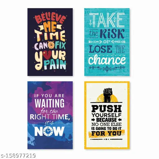 Motivational Quotes Life Life Posters | Pack of 10 | 18 x 12 Inch
