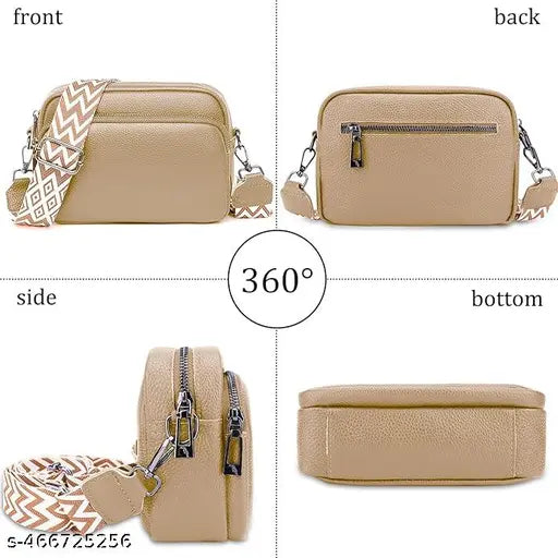 Small Crossbody Bag with Designer Guitar Strap
