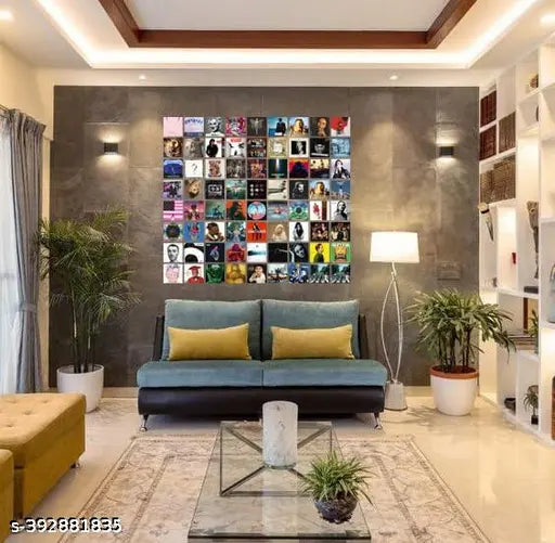 Aesthetic 70 Pcs Music Album Covers Poster Collage | 4 x 4 Inch