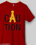 Basic Quality Caution Typography Unisex T-shirt