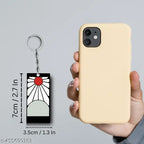 Demon Slay Anime Hanafuda Earring Keychain | Pack of 2