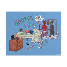 Load image into Gallery viewer, Xavi&#39;s Hostel Life Matte Horizontal Poster - Xavi&#39;s World
