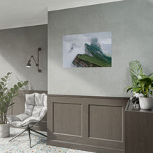 Load image into Gallery viewer, Seceda Ridge Italy Painting Window to the World Horizontal Poster - Xavi&#39;s World
