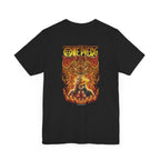 Luffy Glow Art Back Print Unisex Cotton Tshirt - Xavi's World