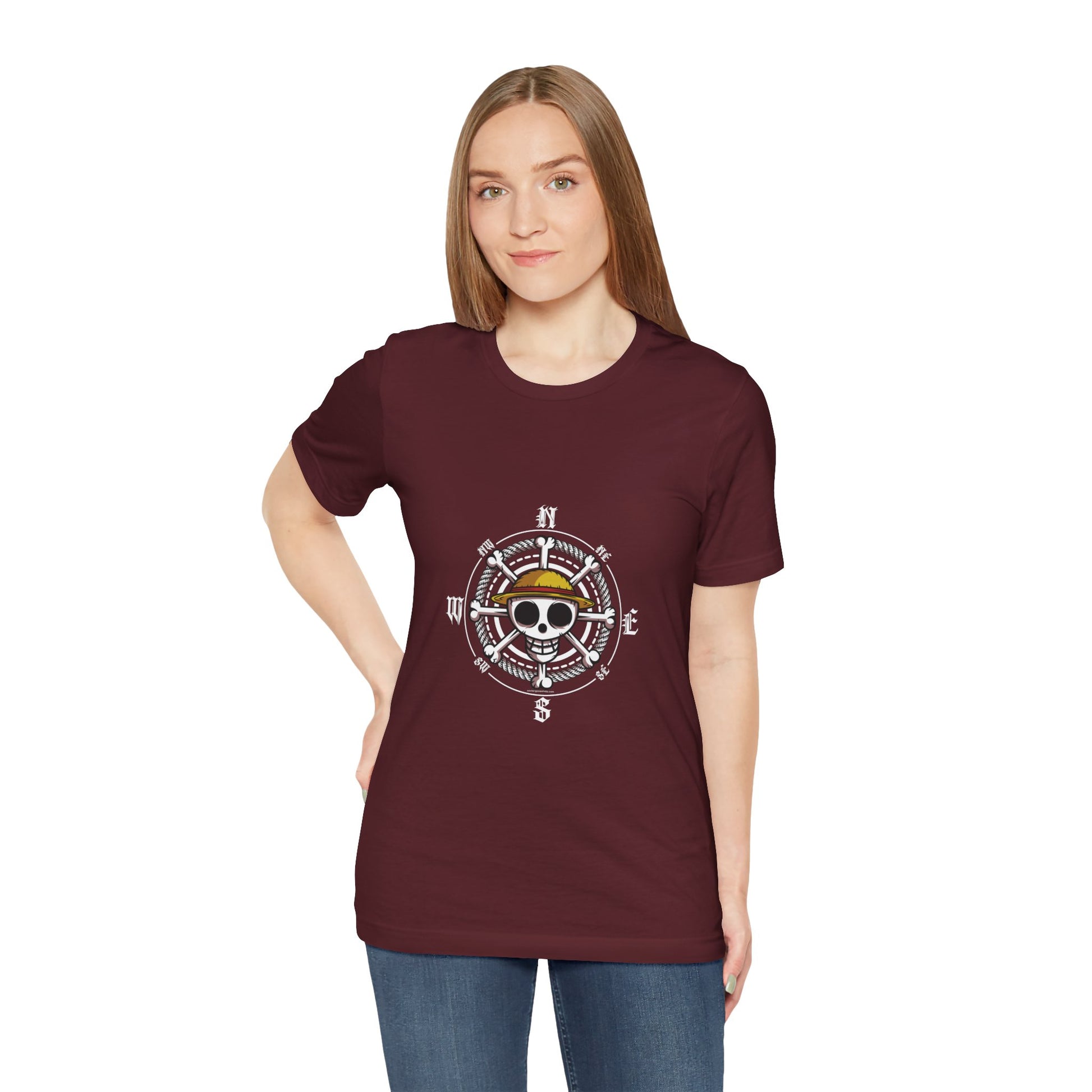 Anime Pirate Symbol Unisex Cotton Tshirt - Xavi's World