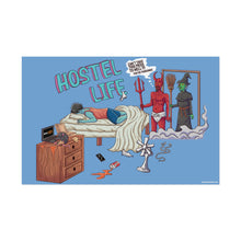 Load image into Gallery viewer, Xavi&#39;s Hostel Life Matte Horizontal Poster - Xavi&#39;s World
