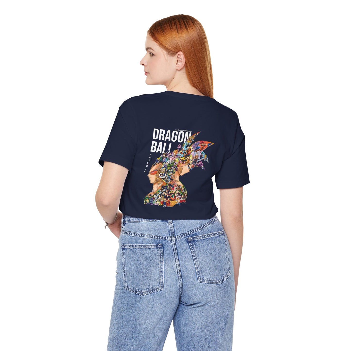 Dragon of Ball Mosaic Art Back Print Unisex Cotton Tshirt - Xavi's World