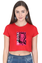 Load image into Gallery viewer, Nezuko Art Women&#39;s Cropped T-shirt - Xavi&#39;s World
