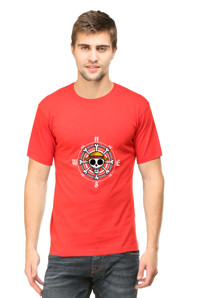 Anime Pirate Symbol Unisex Cotton T-shirt - Xavi's World