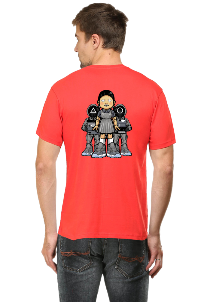 Squid-ing Game Streetwear Art Back Print Unisex Tshirt - Xavi's World