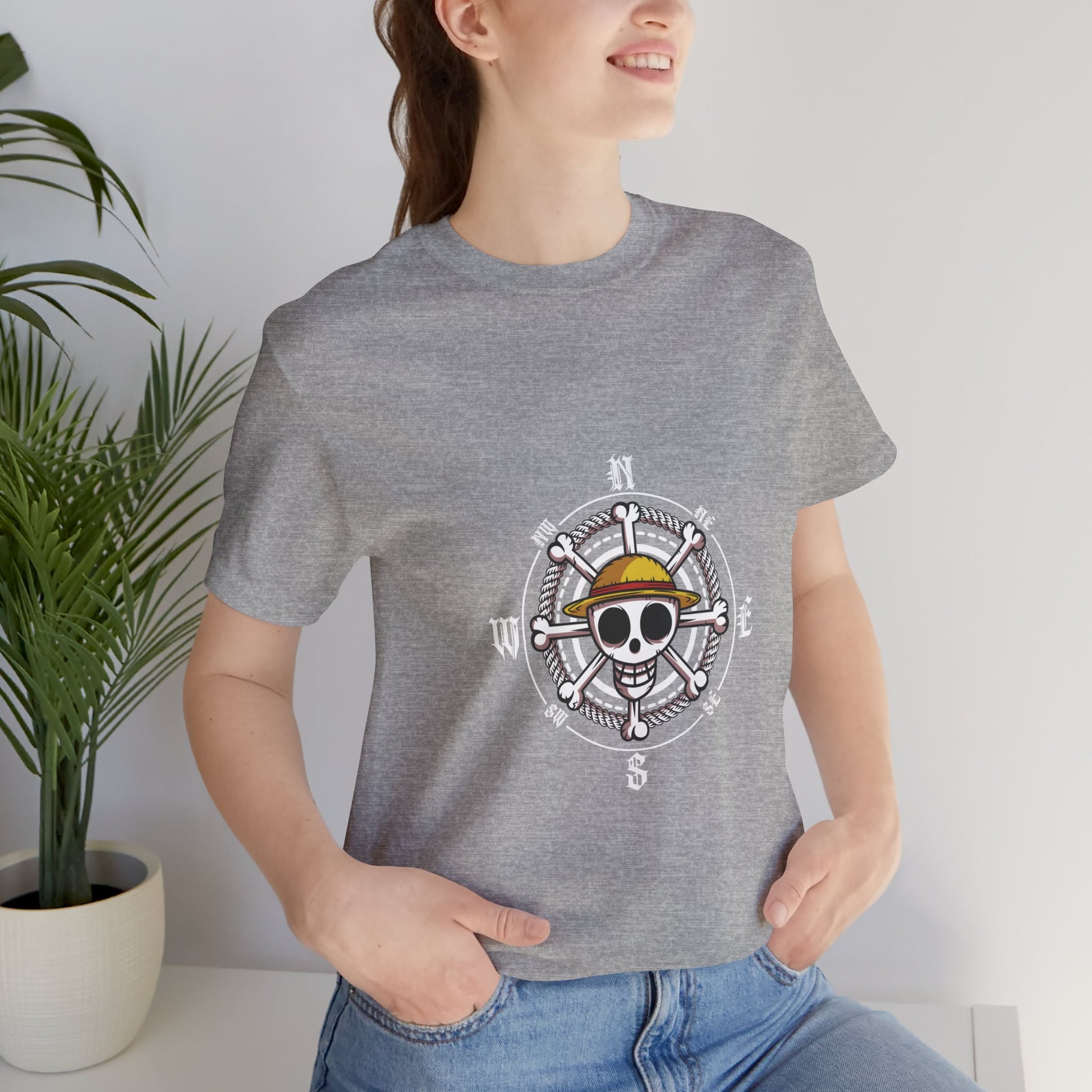 Anime Pirate Symbol Unisex Cotton Tshirt - Xavi's World
