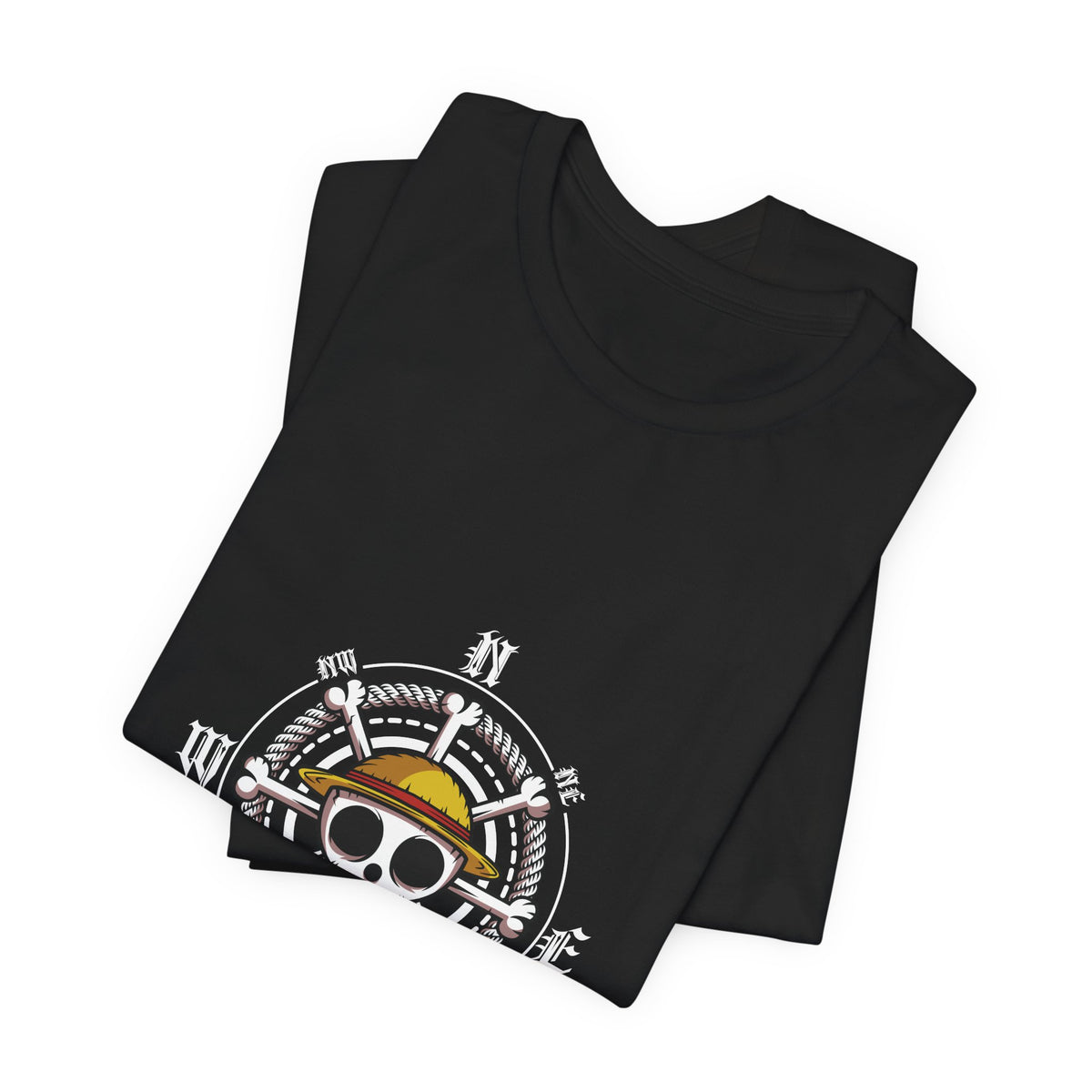 Anime Pirate Symbol Unisex Cotton T-shirt - Xavi's World
