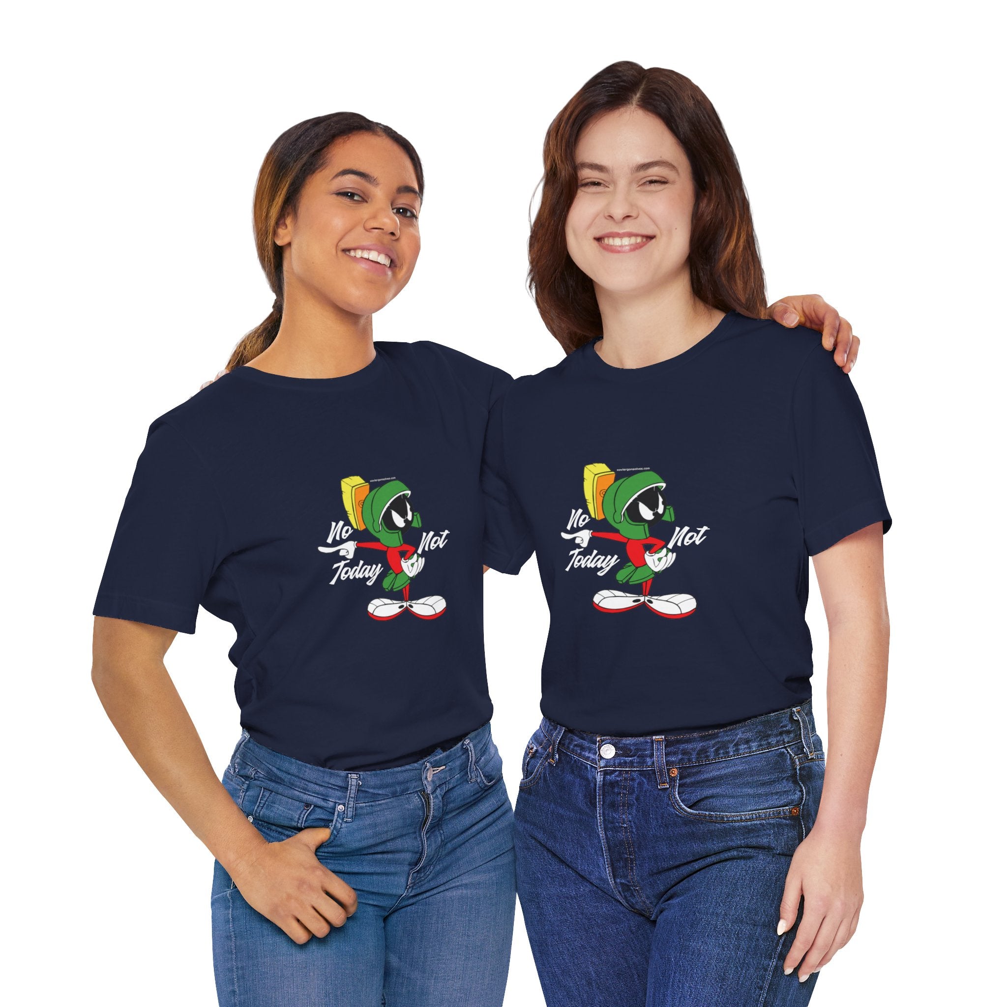 Cartoon Inspired Mars No Not Today Sarcastic Unisex Tshirt - Xavi's World