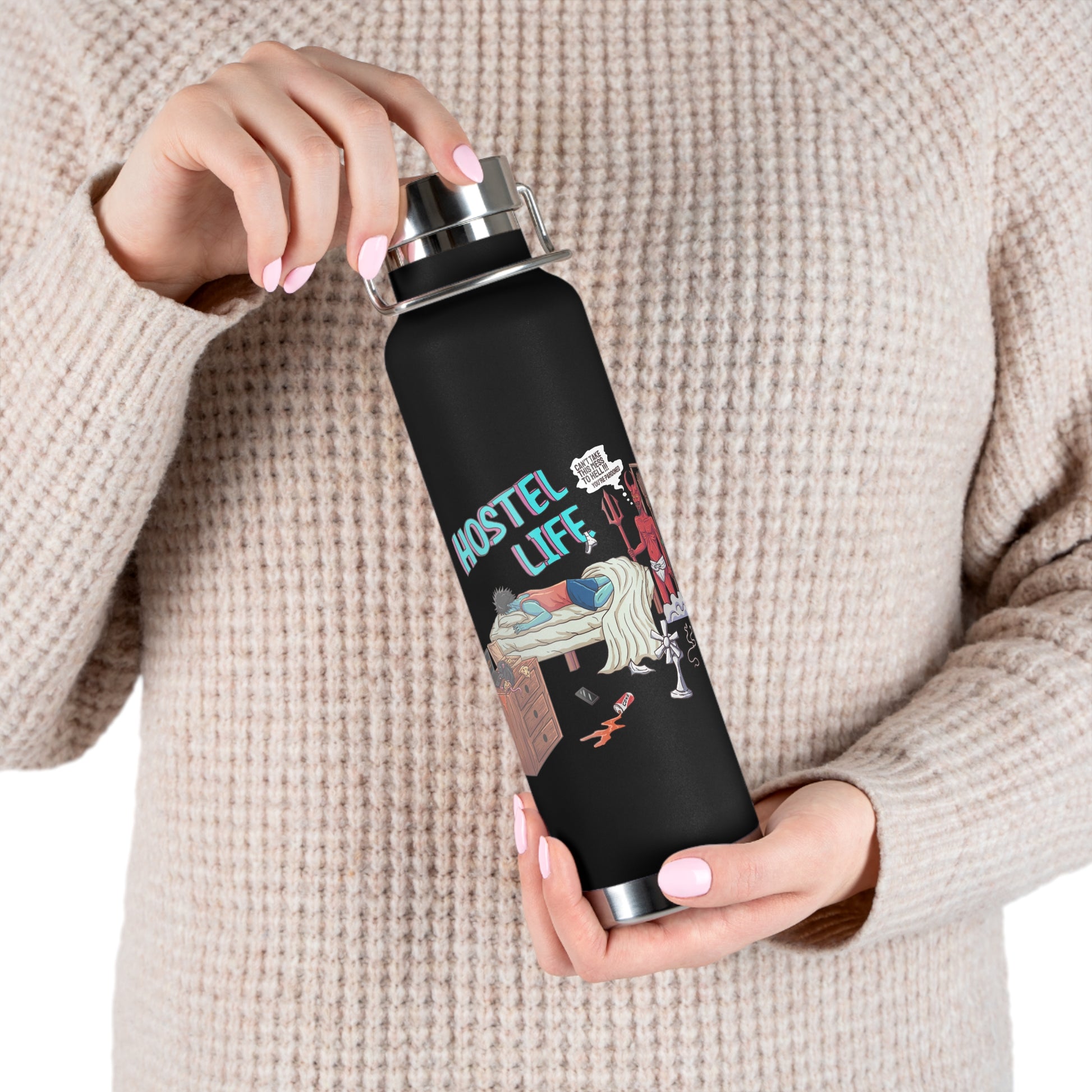 Xavi's Hostel Life 22oz Vacuum Insulated Bottle (650 ml) - Xavi's World