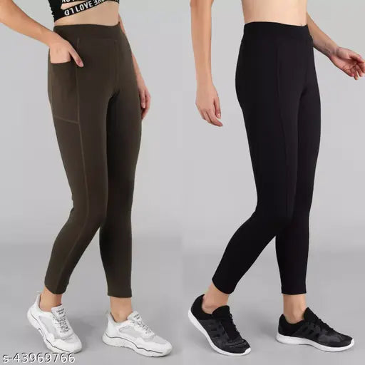 Gym Leggings Combo for Women (Multi Variant)