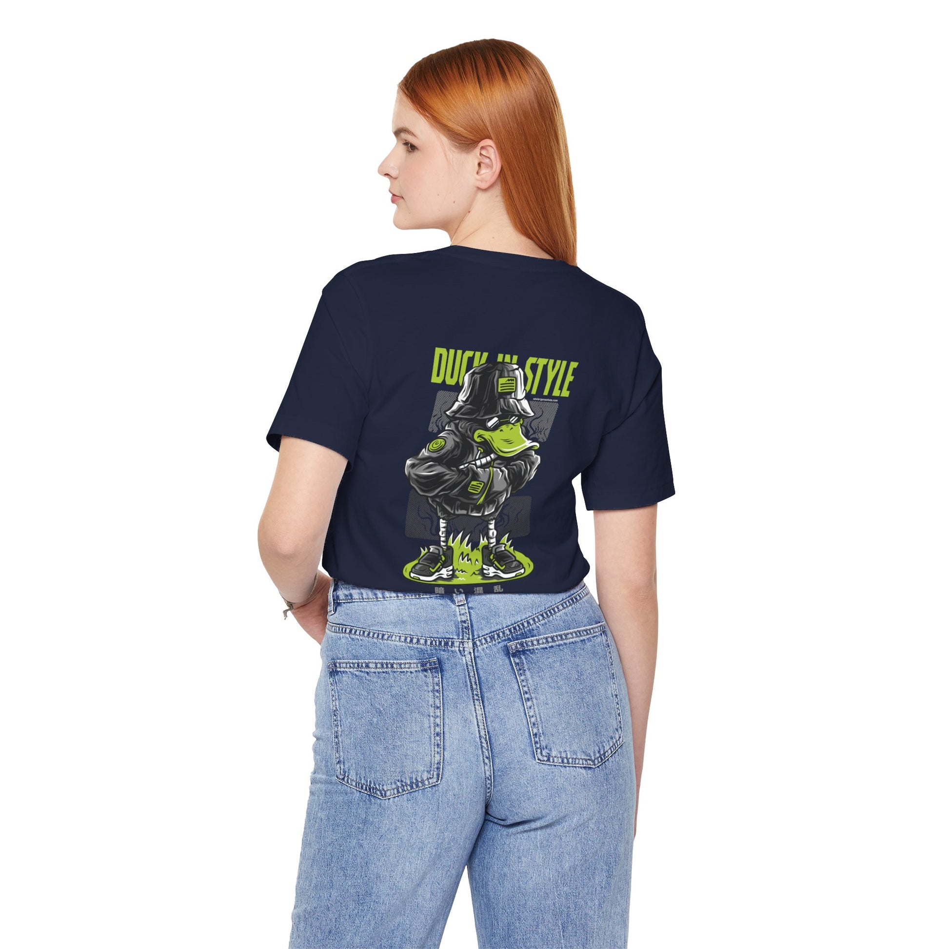 Xavi's Duck in Style Back Print Streetwear Unisex Tshirt - Xavi's World