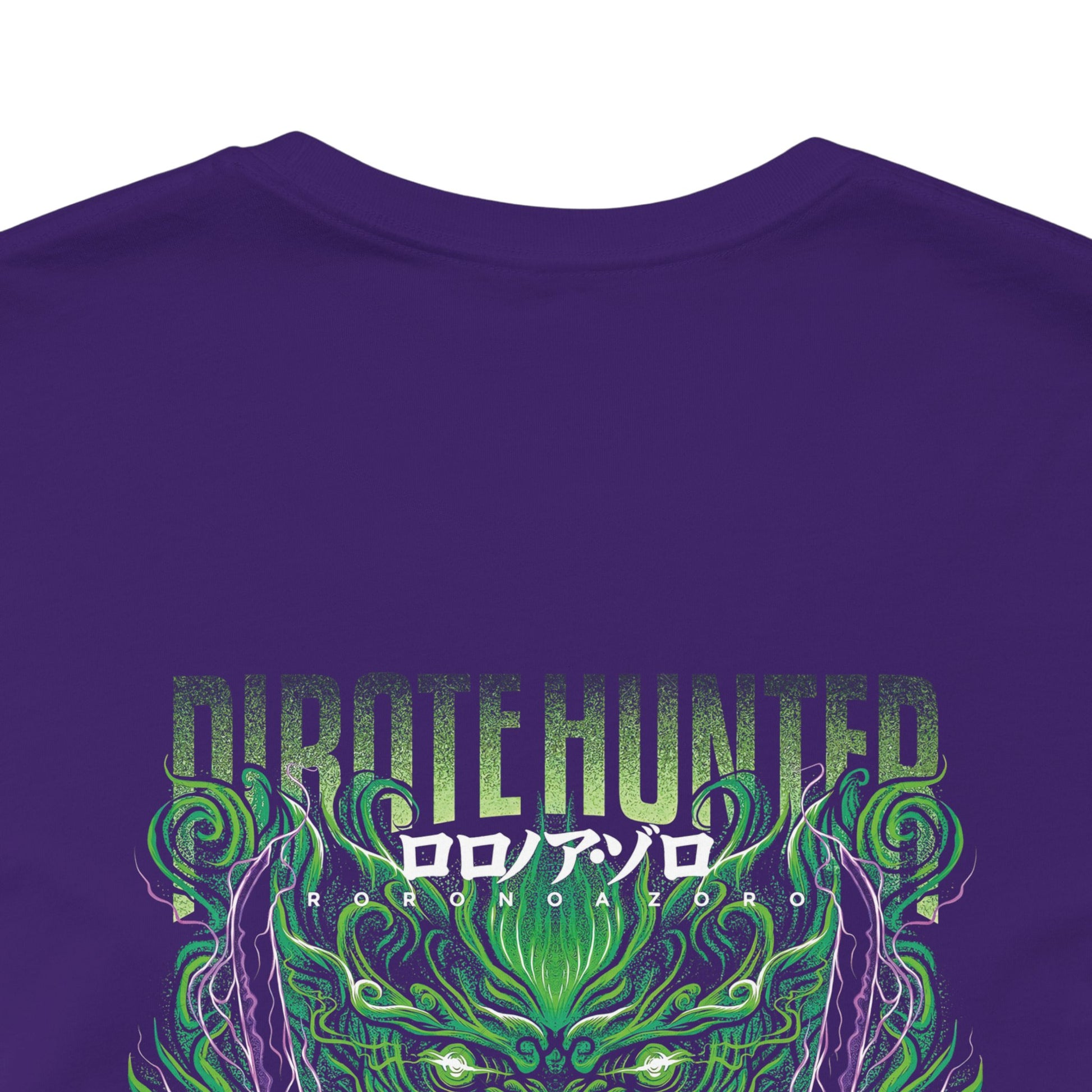 Zoro Green Art Back Print Unisex Cotton Tshirt - Xavi's World