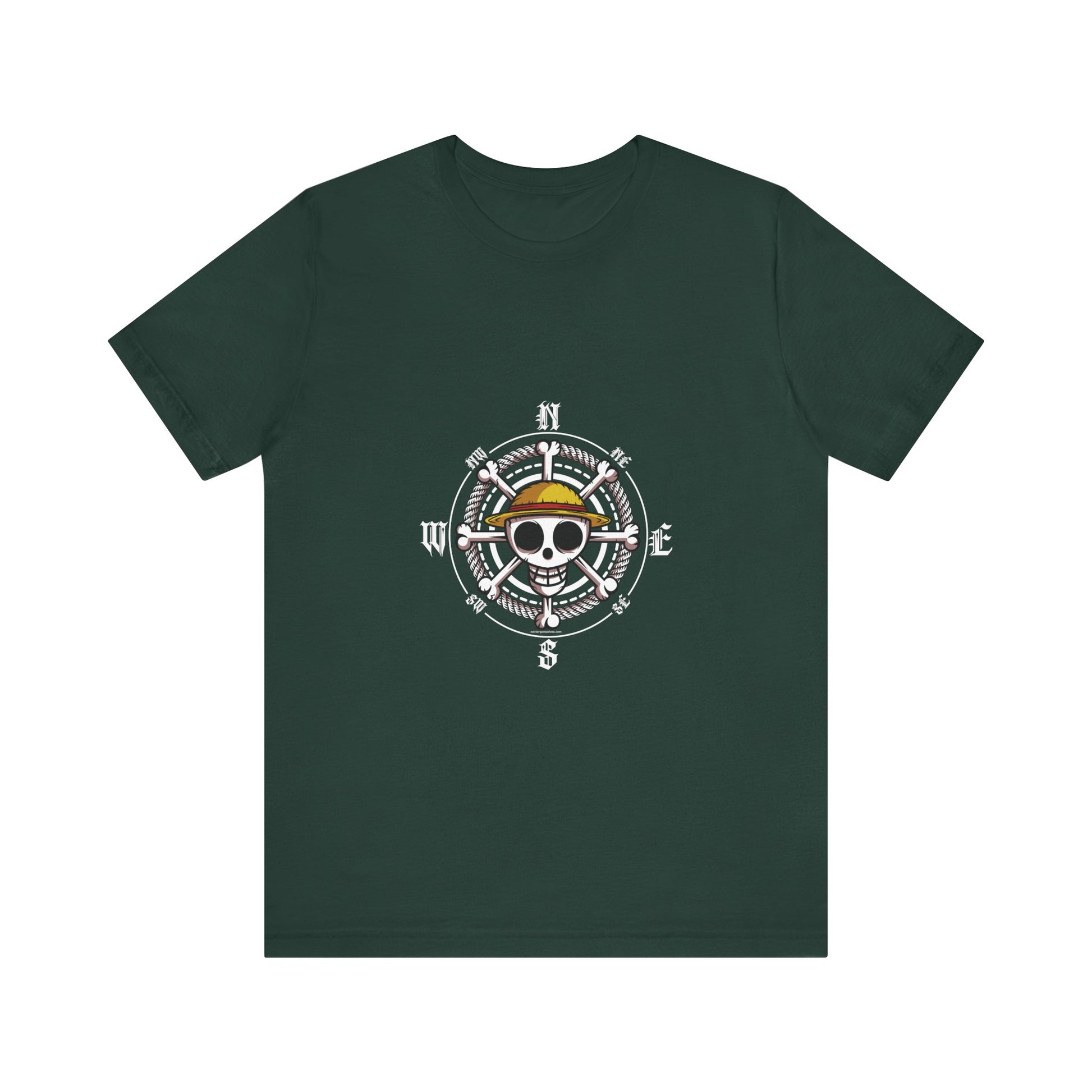 Anime Pirate Symbol Unisex Cotton Tshirt - Xavi's World