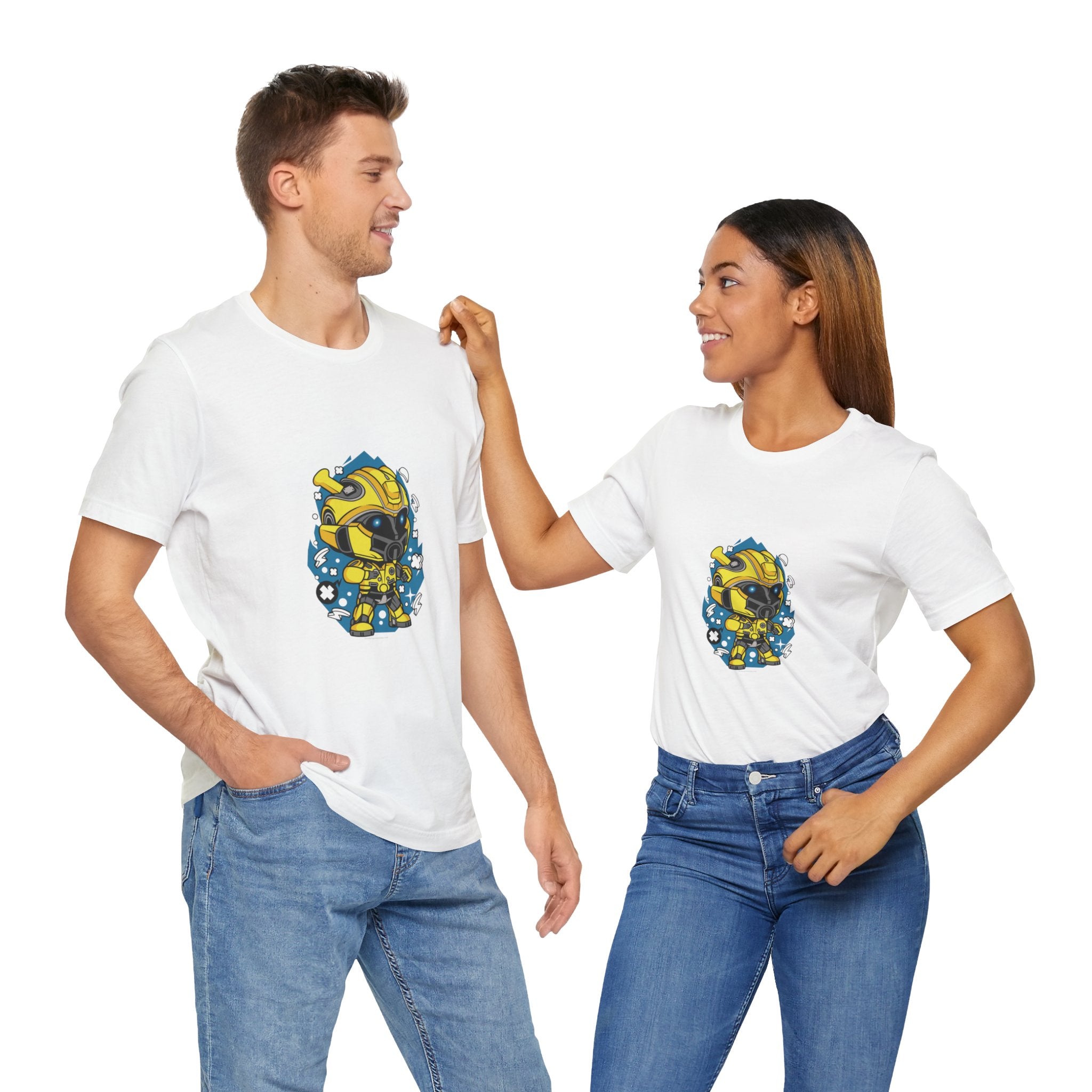 Chibi Bee Transform Cartoon Unisex Tshirt - Xavi's World