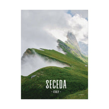 Load image into Gallery viewer, Seceda Ridge Italy Painting Window to the World Vertical Poster - Xavi&#39;s World
