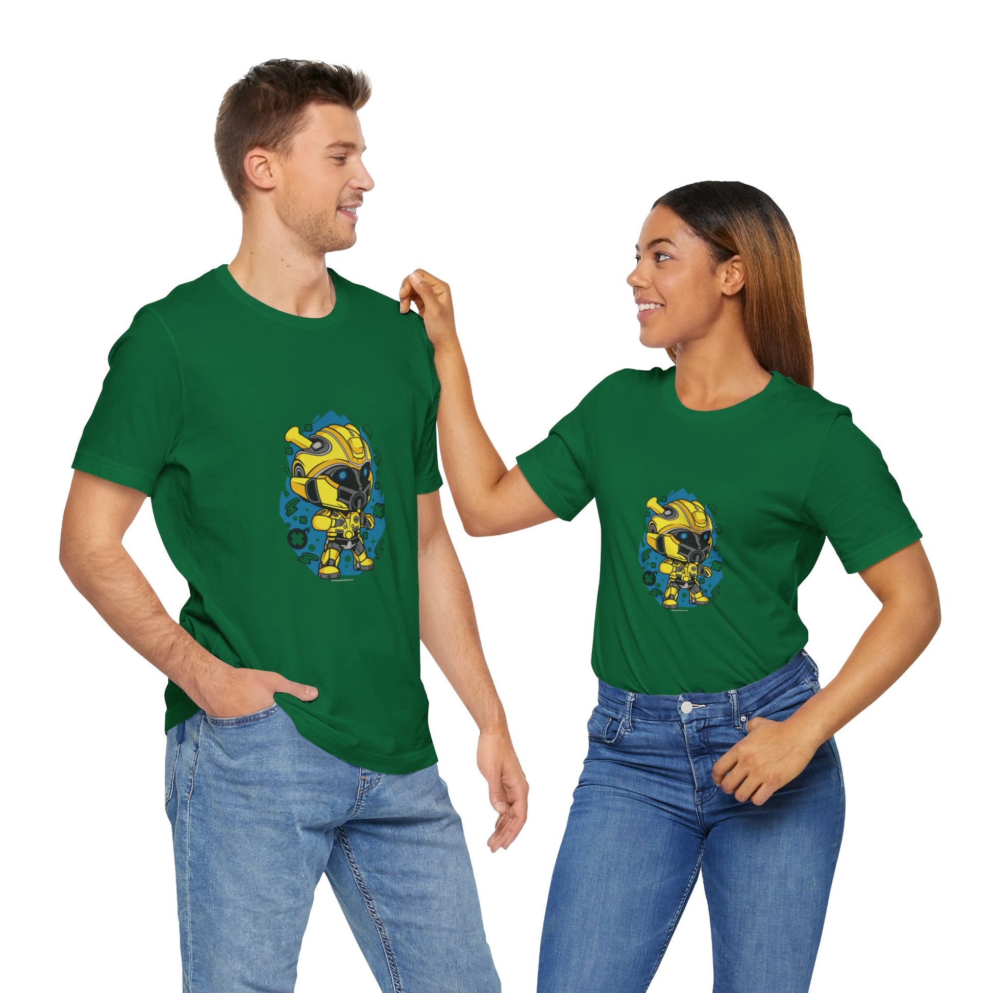 Chibi Bee Transform Cartoon Unisex Tshirt - Xavi's World