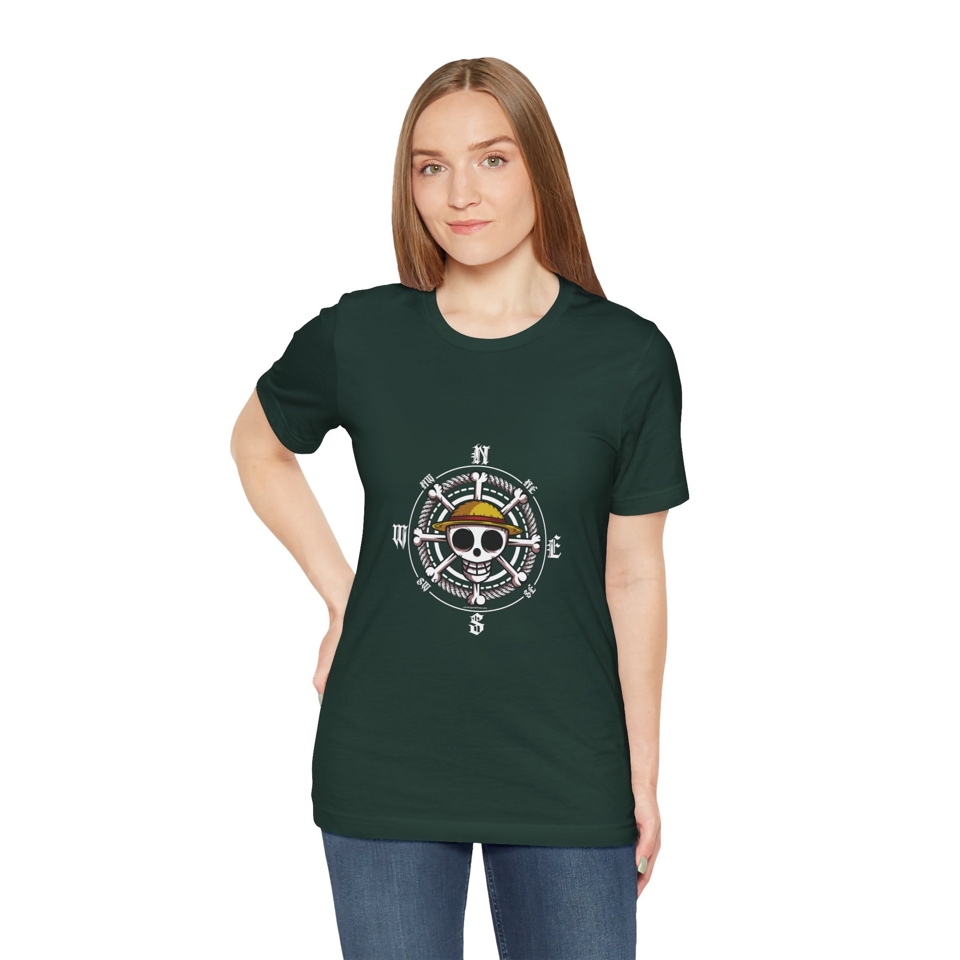 Anime Pirate Symbol Unisex Cotton Tshirt - Xavi's World