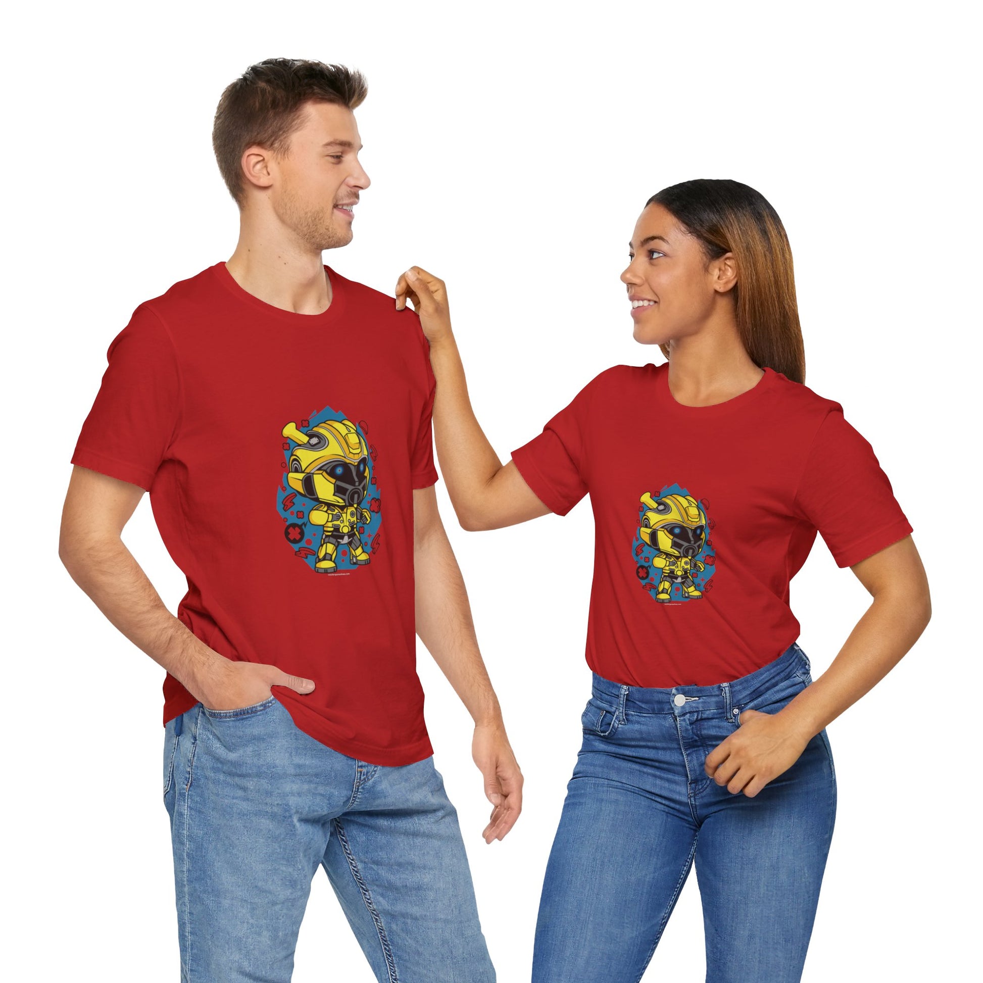 Chibi Bee Transform Cartoon Unisex Tshirt - Xavi's World