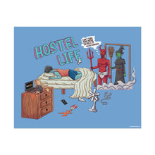 Load image into Gallery viewer, Xavi&#39;s Hostel Life Matte Horizontal Poster - Xavi&#39;s World
