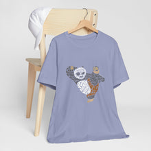 Load image into Gallery viewer, Martial Art Panda Typography Cartoon Unisex Tshirt - Xavi&#39;s World
