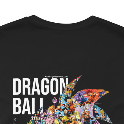 Dragon of Ball Mosaic Art Back Print Unisex Cotton Tshirt - Xavi's World