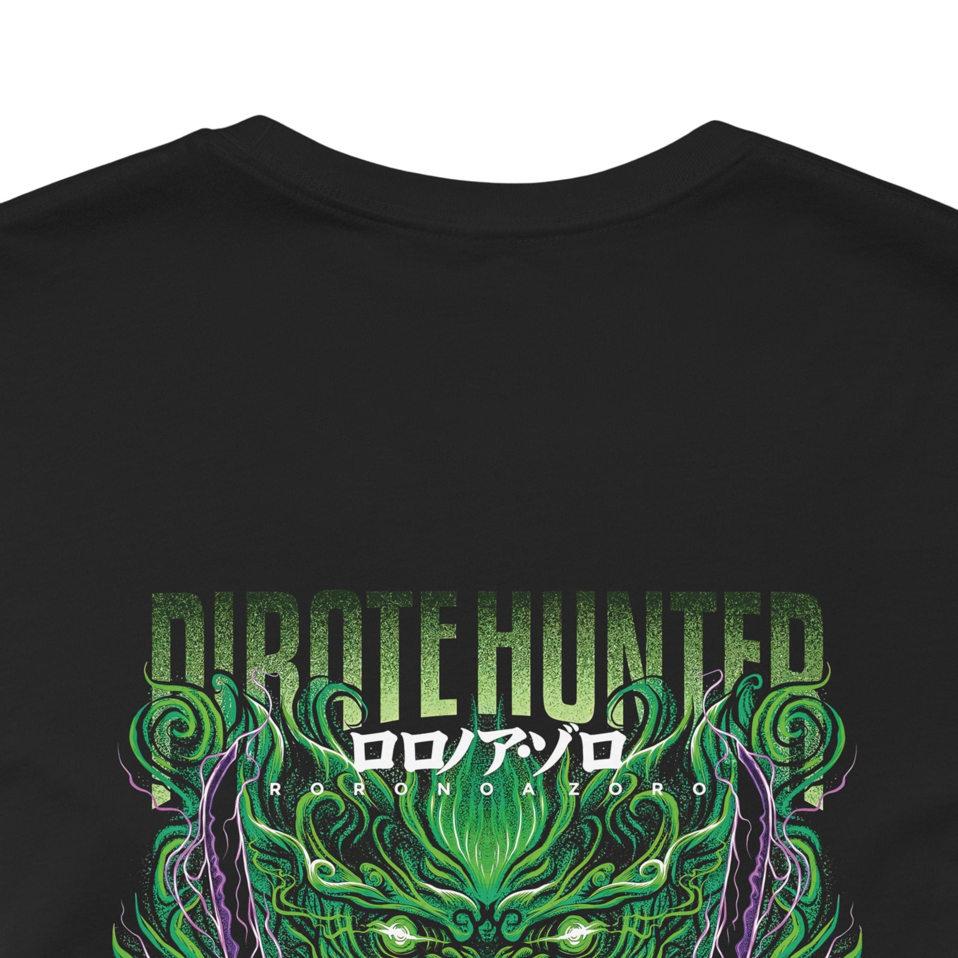 Zoro Green Art Back Print Unisex Cotton Tshirt - Xavi's World